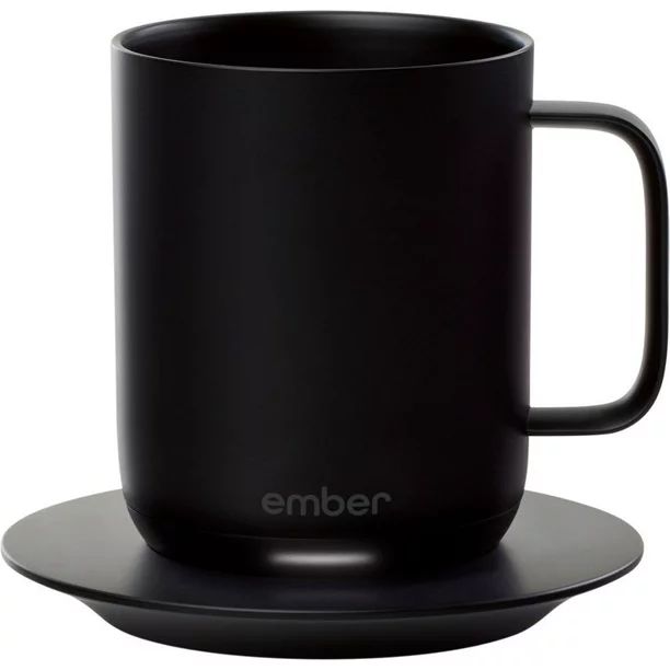 Ember - 10 oz. Temperature Controlled Ceramic Coffee Mug - Black | Walmart (US)