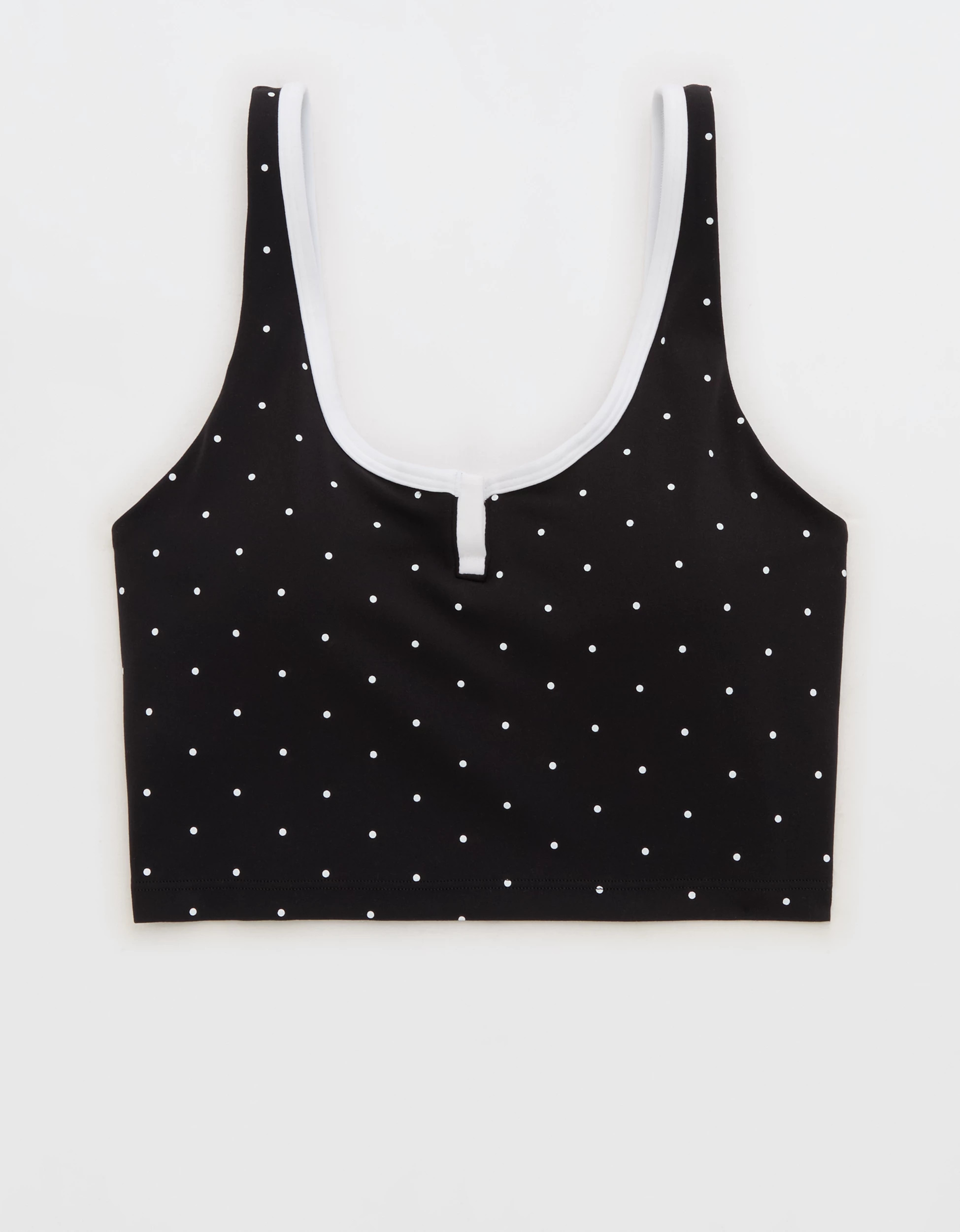 OFFLINE By Aerie Real Me Tipped Low Key Longline Sports Bra | American Eagle Outfitters (US & CA)
