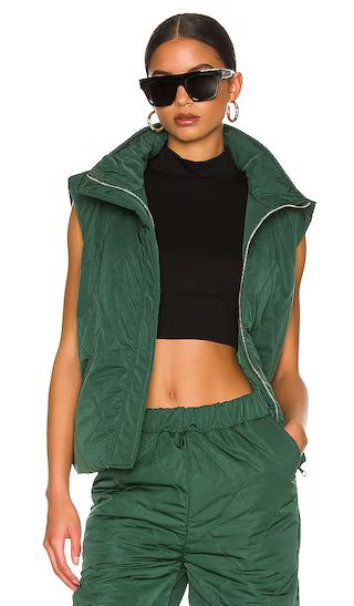 Trish Puffer Vest in Forest Green | Revolve Clothing (Global)
