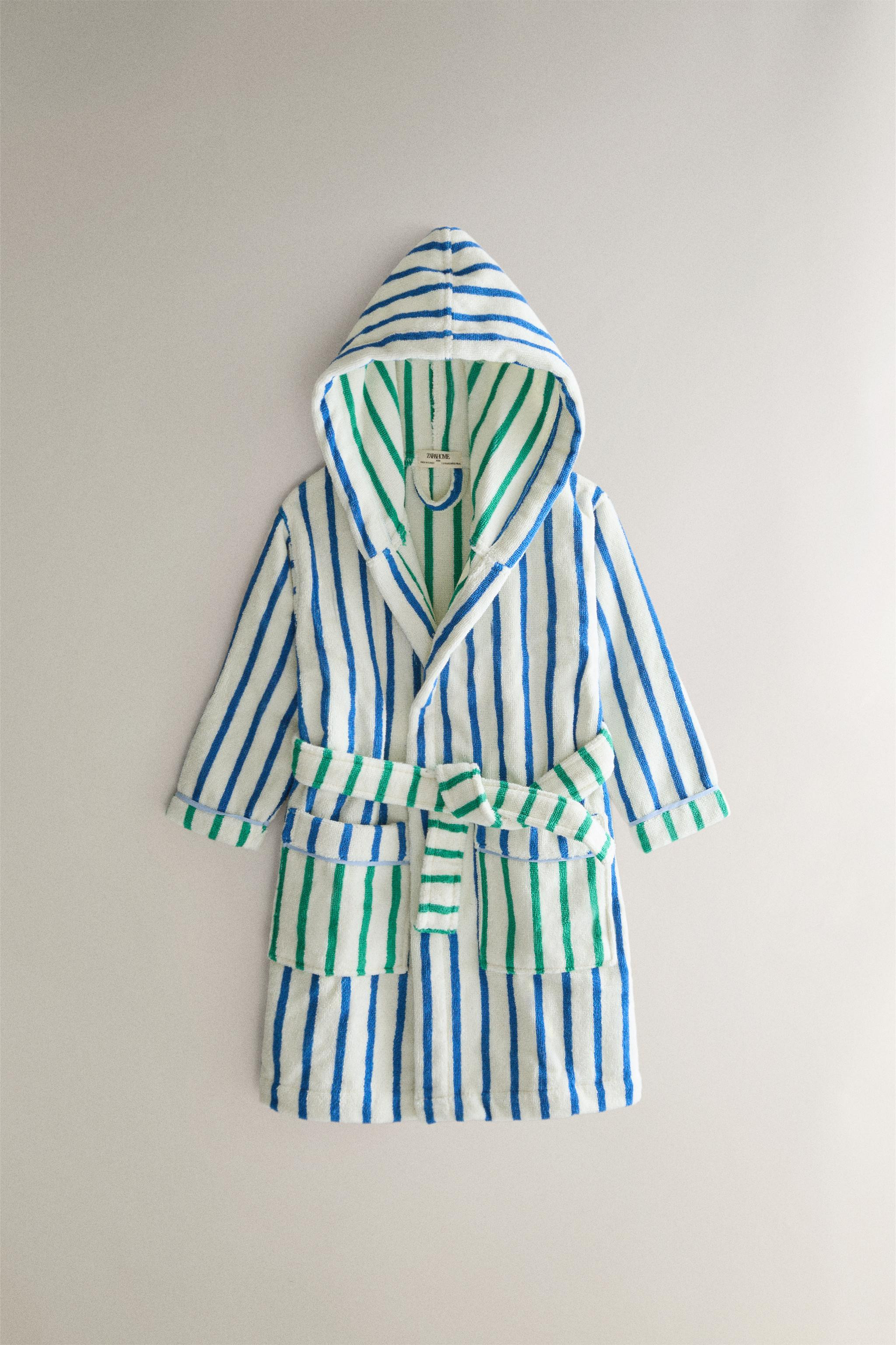 KIDS' STRIPED BATHROBE | Zara UK