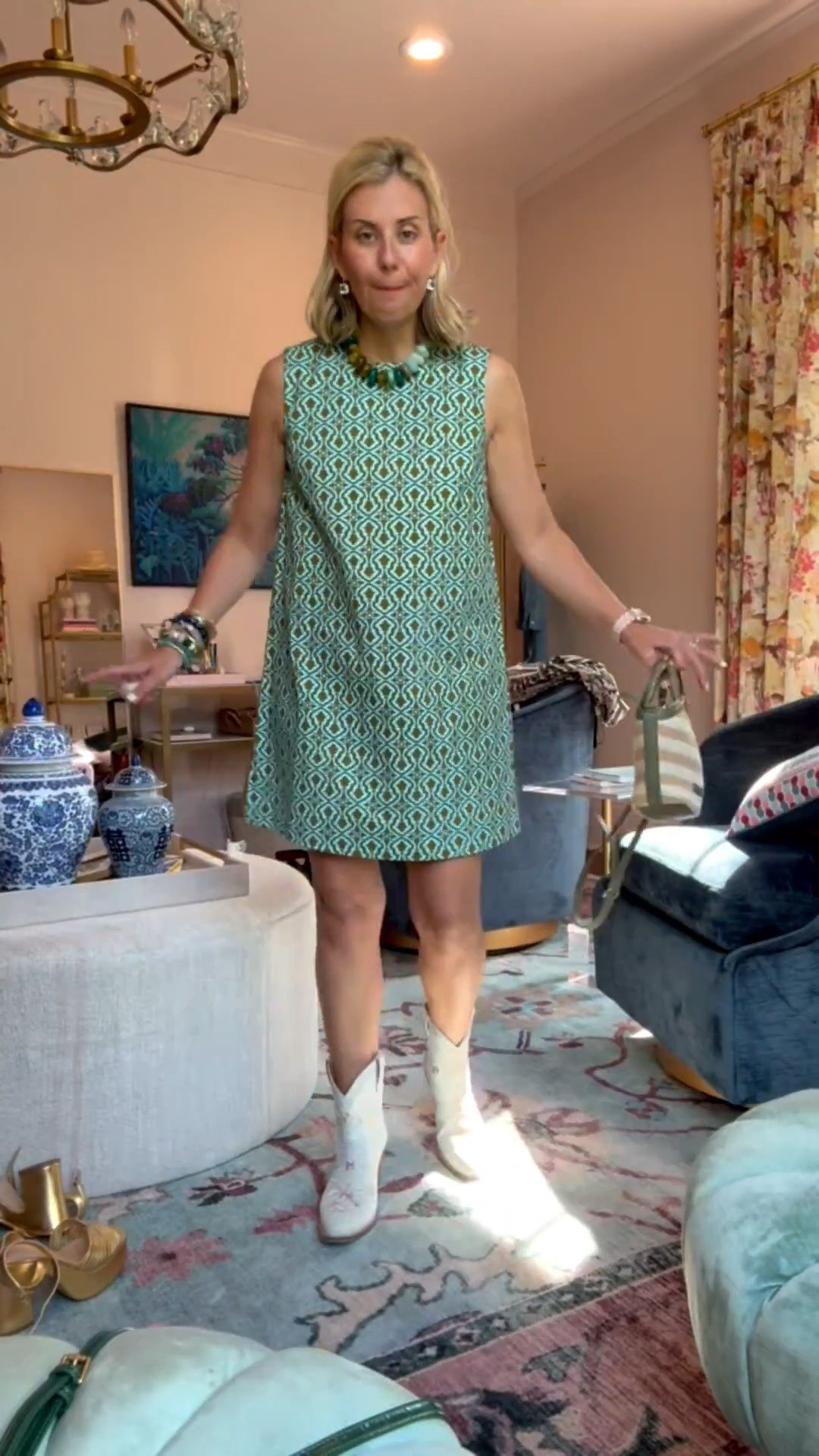 Such a year round dress!! Style it all the ways! 
Dress - xs 
Boots - 8 

*Code Catherine20 at Allie + Bess

#LTKdayinmylife #LTKootd #LTKmomlife