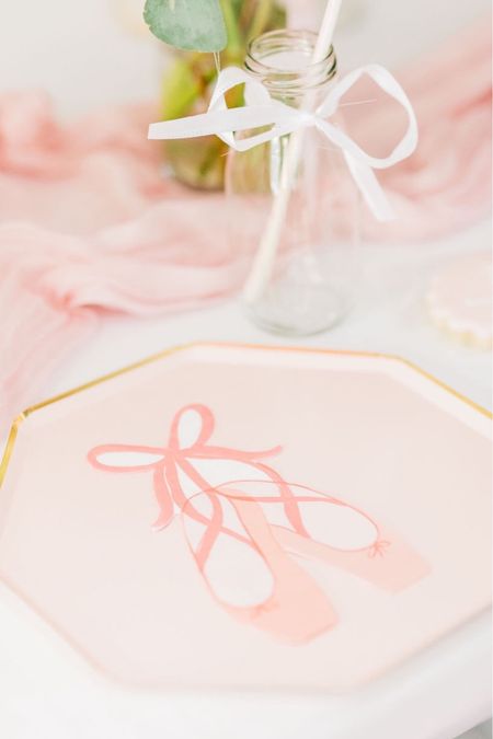 Place settings for ballet themed party ! 

Ballet paper plates, ballet theme, napkins, ballet theme birthday party  

#LTKFamily #LTKKids #LTKParties