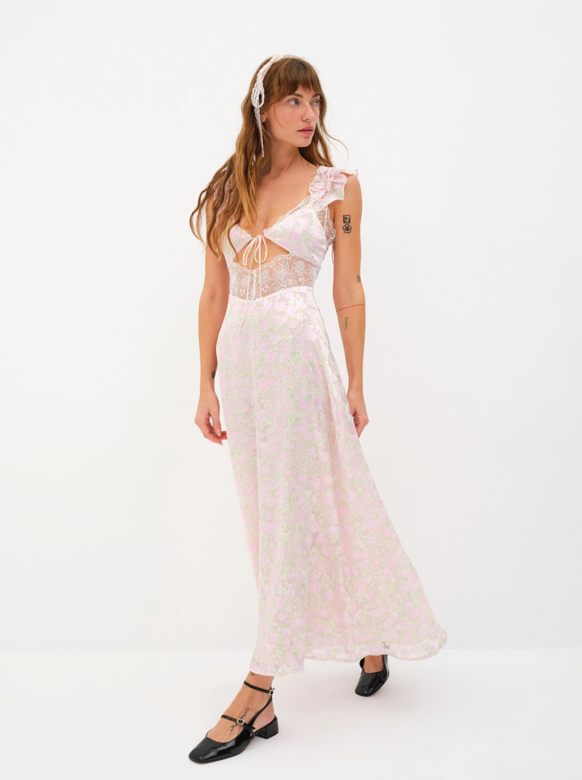 Estelle Maxi Dress — Pink | For Love & Lemons
