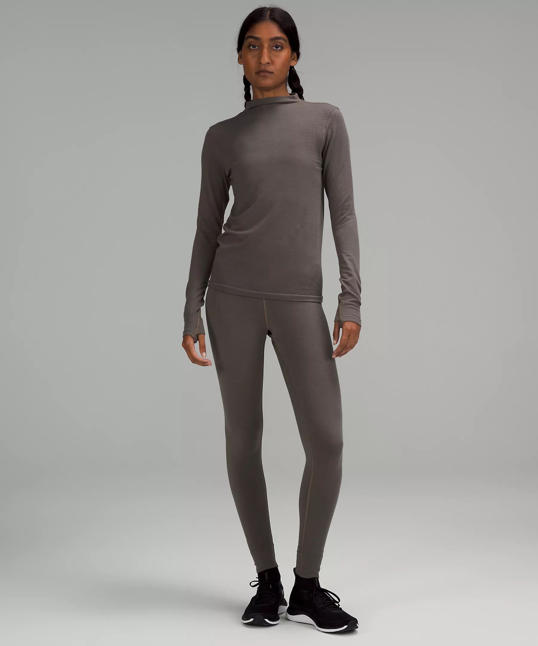 lululemon lab Seamless Wool-Blend Long Sleeve Shirt | Women's Long Sleeve Shirts | lululemon | Lululemon (US)