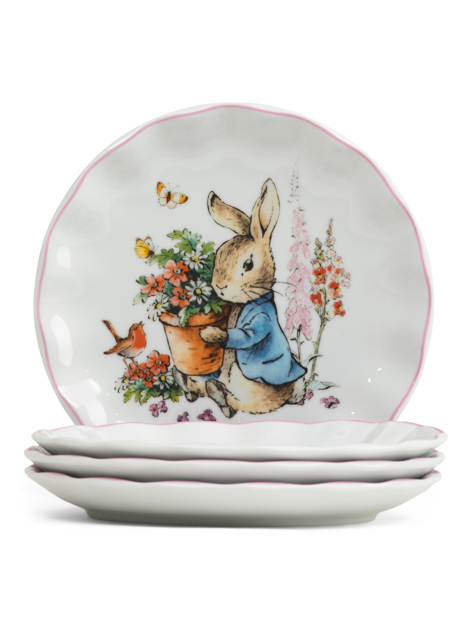 Set Of 4  Peter Rabbit Classic Scalloped Salad Plates | Kitchen & Dining Room | Marshalls | Marshalls