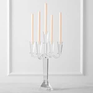 Z Gallerie Evangeline Home Decor Large Crystal Glass Candle Candelabra Centerpiece for Dining Roo... | Amazon (US)