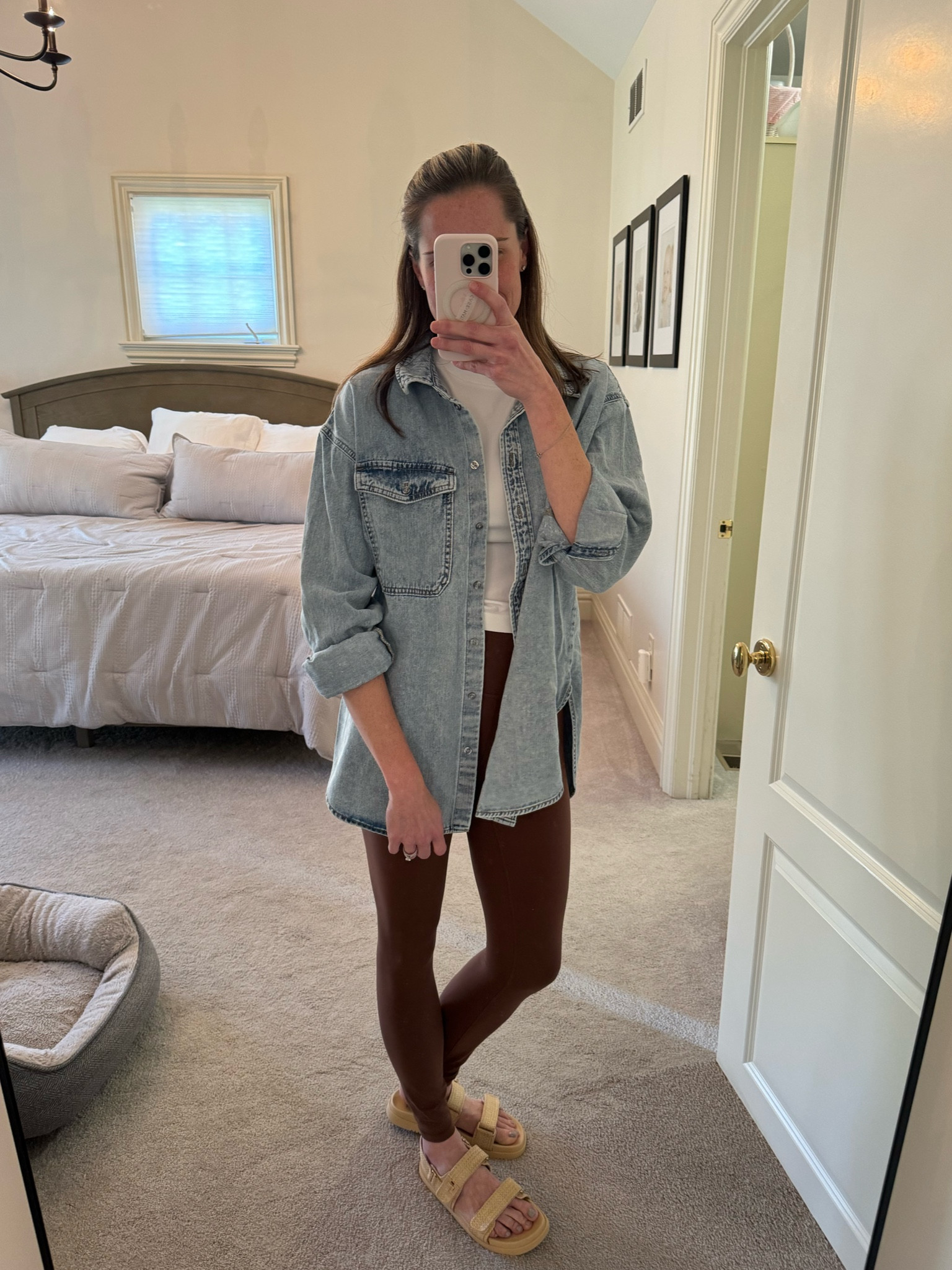 ‼️ Target sale! This whole outfit is $65! ($85 include sandals!) I’m loving these Target shirts on sale, and nothing is better than CRZ Yoga butterluxe leggings. 
I’m wearing Medium in tops and Medium in leggings  

#LTKfindsunder50 #LTKsalealert #LTKfindsunder100