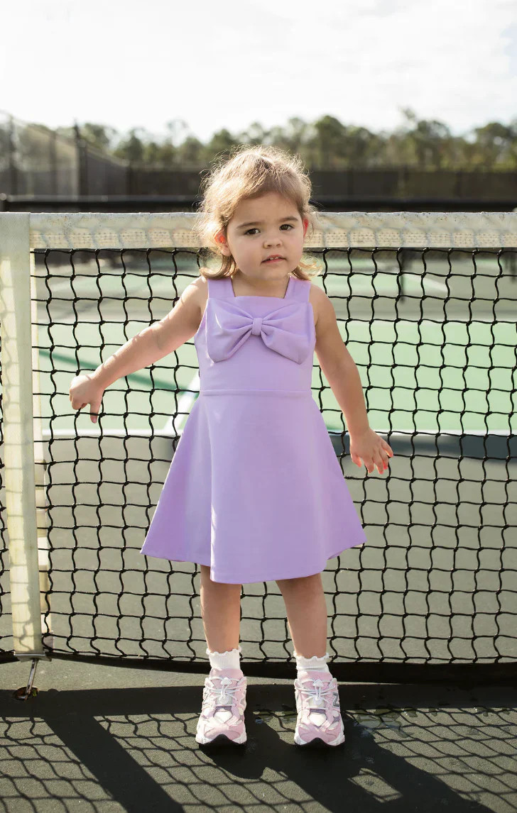 Dream Big Bow Dress - Lilac | Ollie's Day