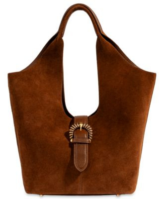 Lucy Buckle Medium Tote Handbag | Macy's