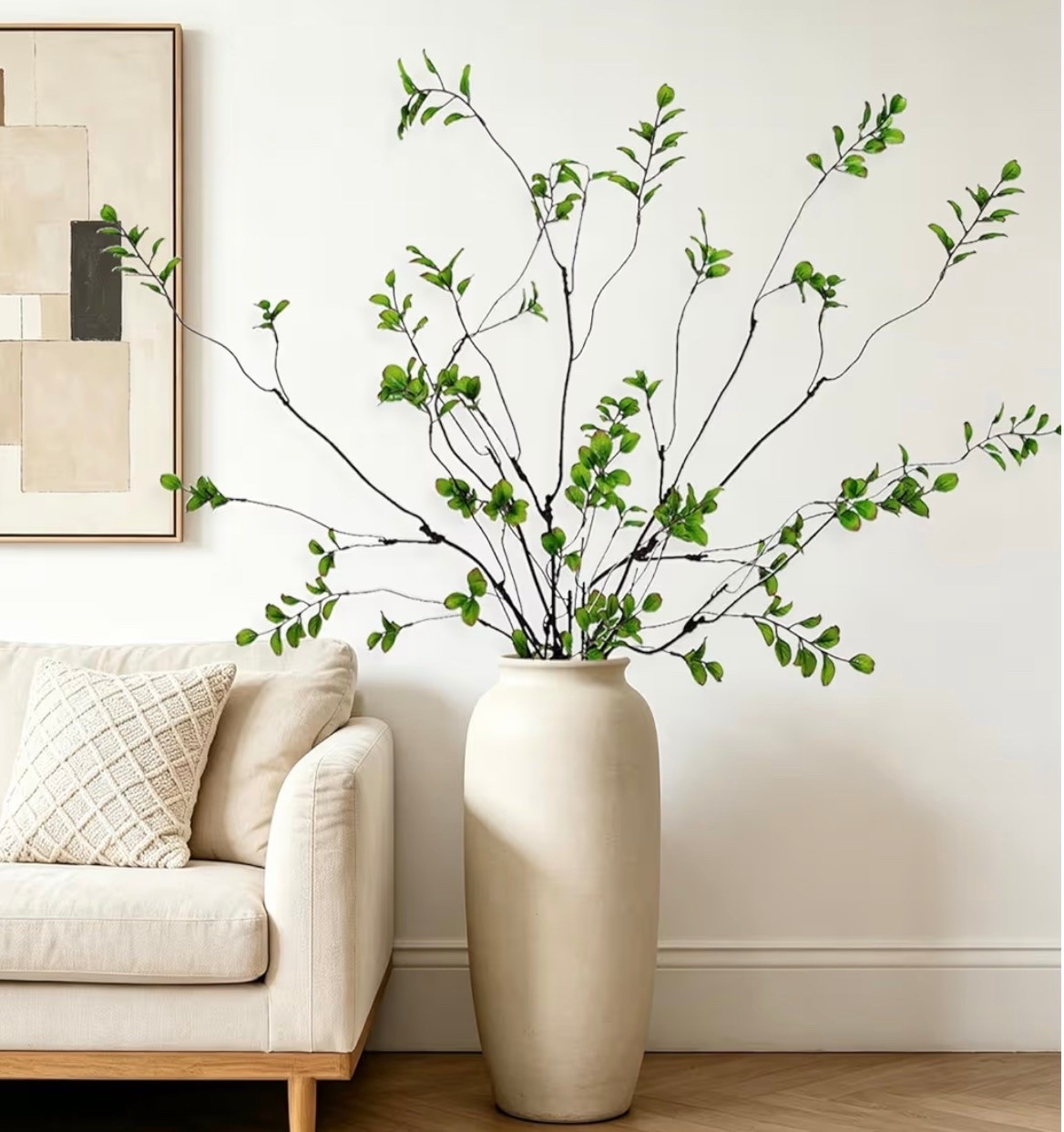 5 Pcs Artificial Ficus Branches for Vase, 38.5 Inch Faux Greenery Stems Realistic Flexible Faux Eucalyptus Stems Fake Plants for Office Home Tables Centerpieces Floor Vase Filler Decoration

#LTKHome