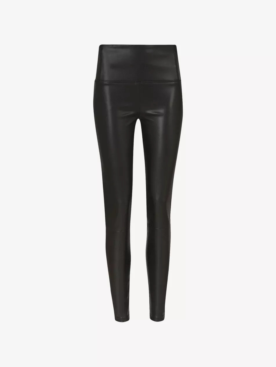 Cora high-rise faux-leather leggings | Selfridges