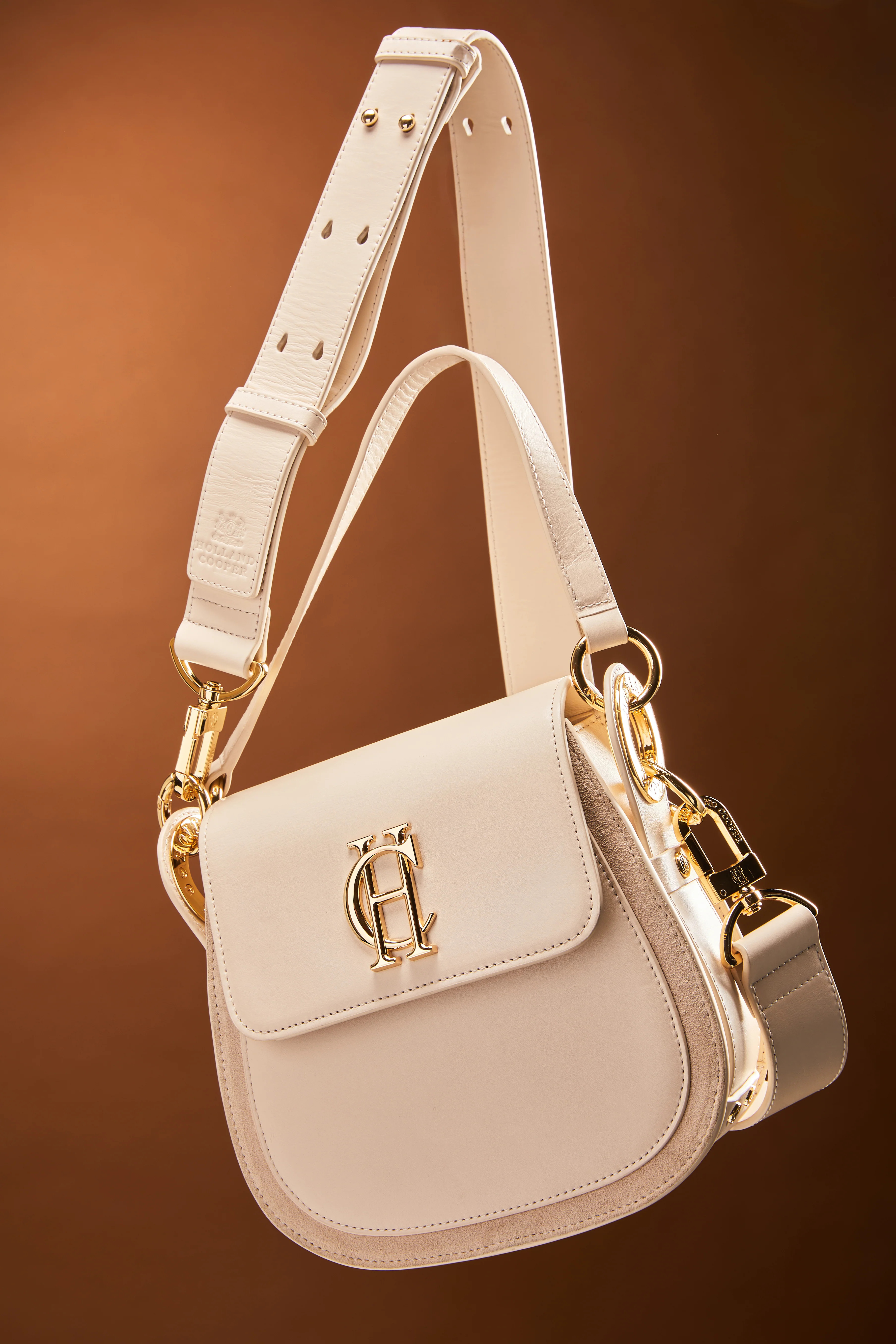 Chelsea Saddle Bag (Cream) | Holland Cooper
