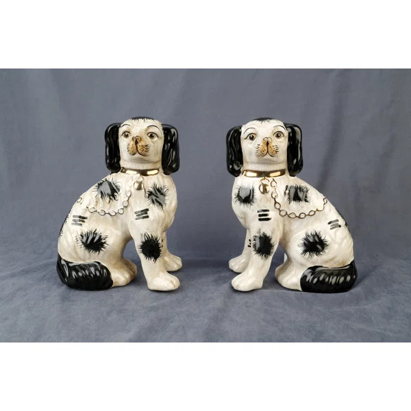 Saunders 8" Staffordshire Dog Pair | Wayfair North America