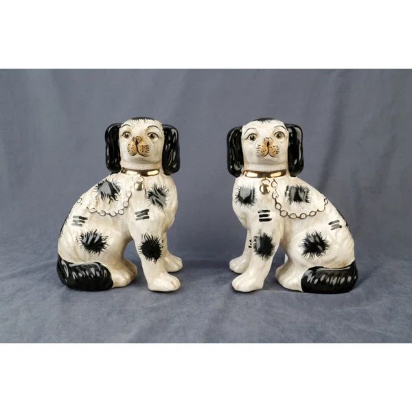 Saunders 8" Staffordshire Dog Pair | Wayfair North America