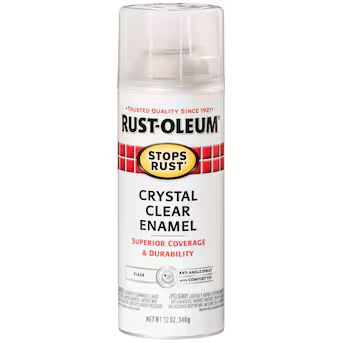 Rust-Oleum Stops Rust Gloss Crystal Clear Spray Paint (NET WT. 12-oz) | Lowe's