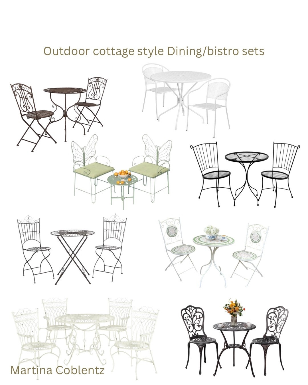 Cottage style outdoor dining and bistro sets 


•gardening •cottage style •Nancy Myers's •bistro set •hosting •patio

#LTKHome #LTKSeasonal #LTKmomlife