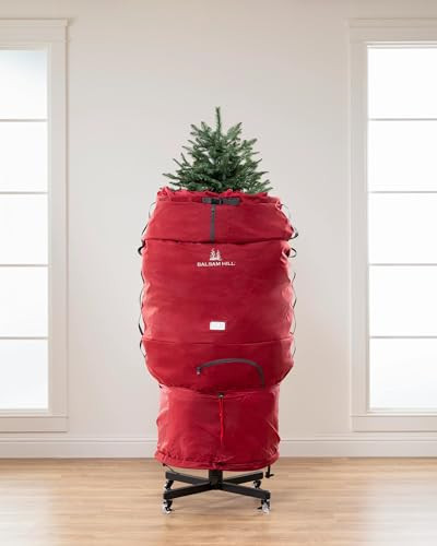 Balsam Hill | Rolling Christmas Tree Storage Bag | 33"x 95" | Accommodates Trees up to 9' Tall | Christmas Decoration Storage | Amazon (US)
