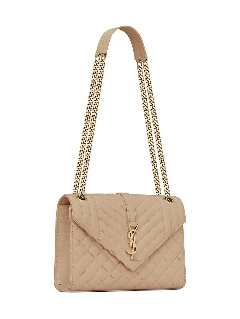 Medium Envelope Monogram Matelassé Leather Shoulder Bag | Saks Fifth Avenue