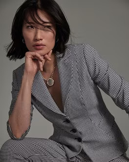 Petite WHBM® Houndstooth Signature Jacket | White House Black Market