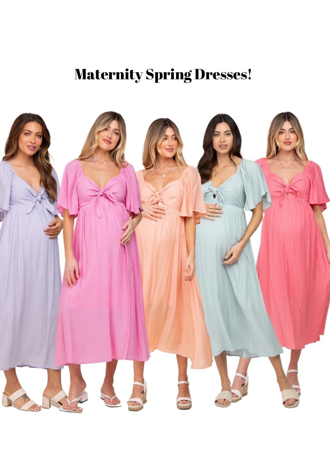 Bump-friendly spring dresses in the sweetest colors 🌷
Linking these gorgeous PinkBlush Maternity finds that would be perfect for Easter, baby showers, brunch, or family photos! #pinkblushmaternity #maternitystyle #maternitydress #springmaternitystyle #bumpstyle #babyshowerdress #easterdress #maternityfashion #ltkfinds #springoutfits 

#LTKSaleAlert #LTKBump #LTKSeasonal