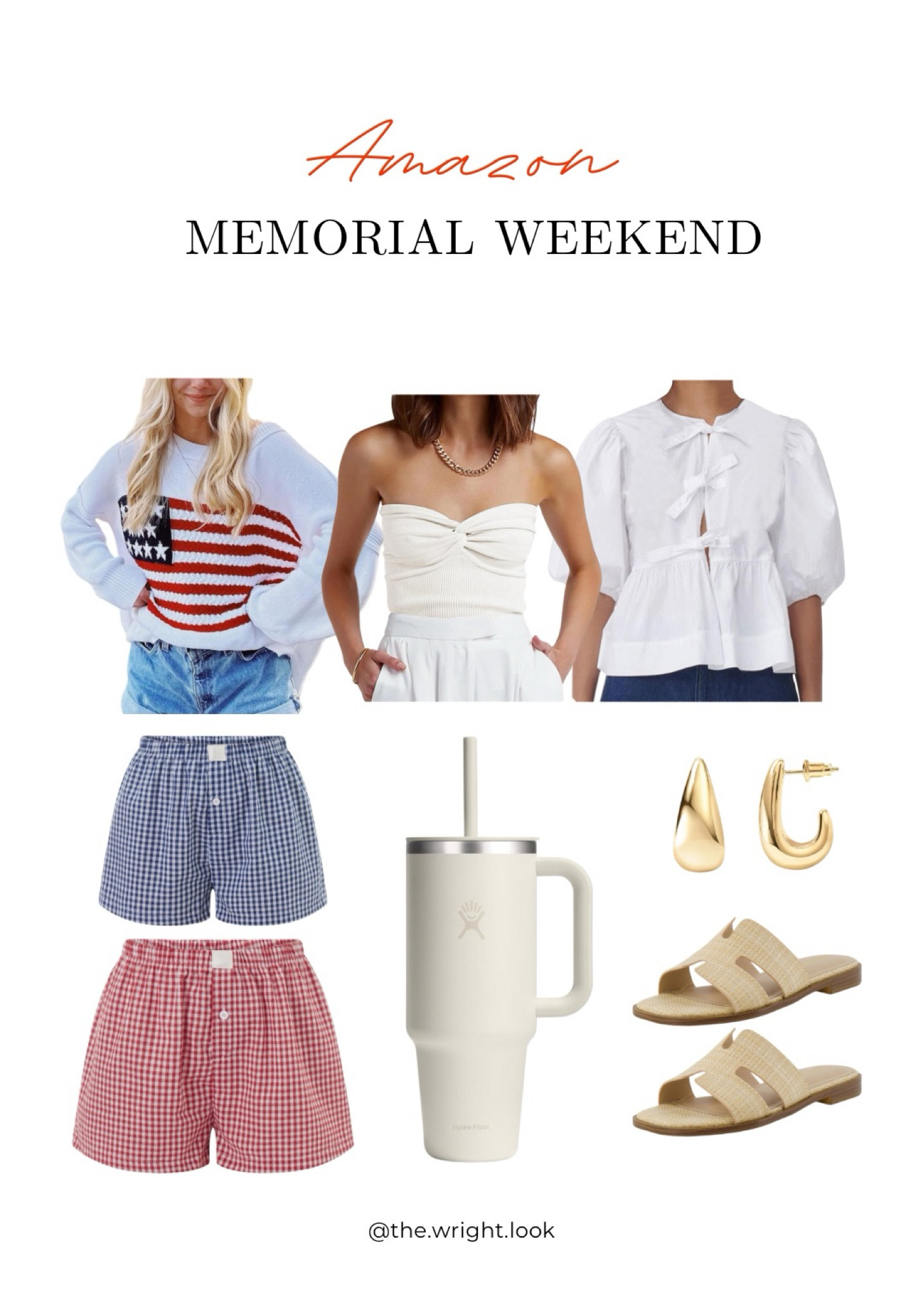 Amazon outfit ideas for memorial weekend ❤️💙

#LTKFindsUnder50 #LTKFindsUnder100 #LTKFamily