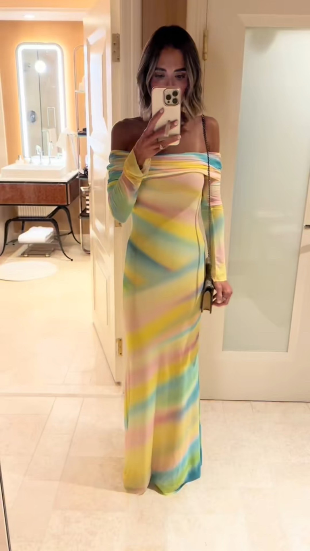 Color therapy, but make it chic. This off-the-shoulder maxi is a full moment — bold, bright & perfect for when you want all eyes on you.

#LTKStyleTip #LTKWedding #LTKParties