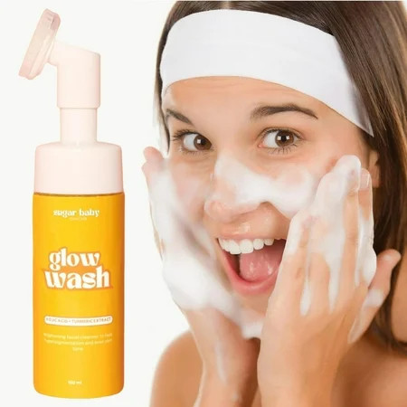 Clearance! Personal Skin Care Sugar Baby Glow Up Wash + Glow Up Pads Sugar Baby Glow Wash Wash with Brush Natural Kojic Cleansing Pads Reduce Blemishes & Dark Areas 150ML | Walmart (US)