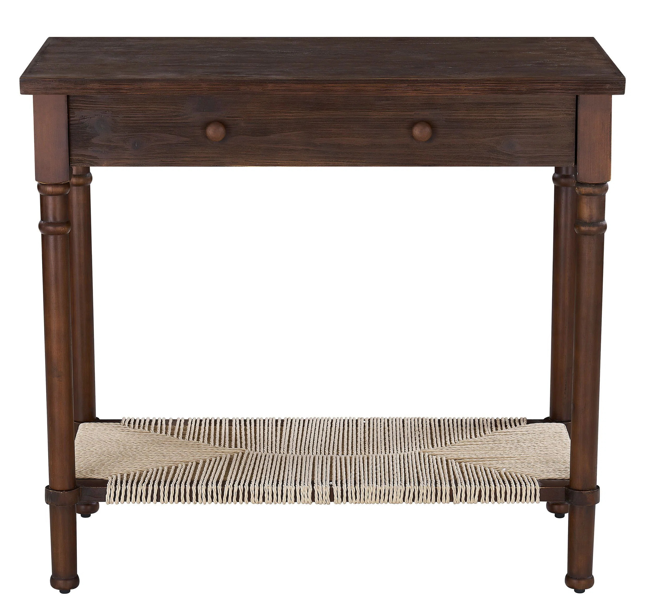 Dalton Fir Wood End Table, Warm Brown | Wayfair North America