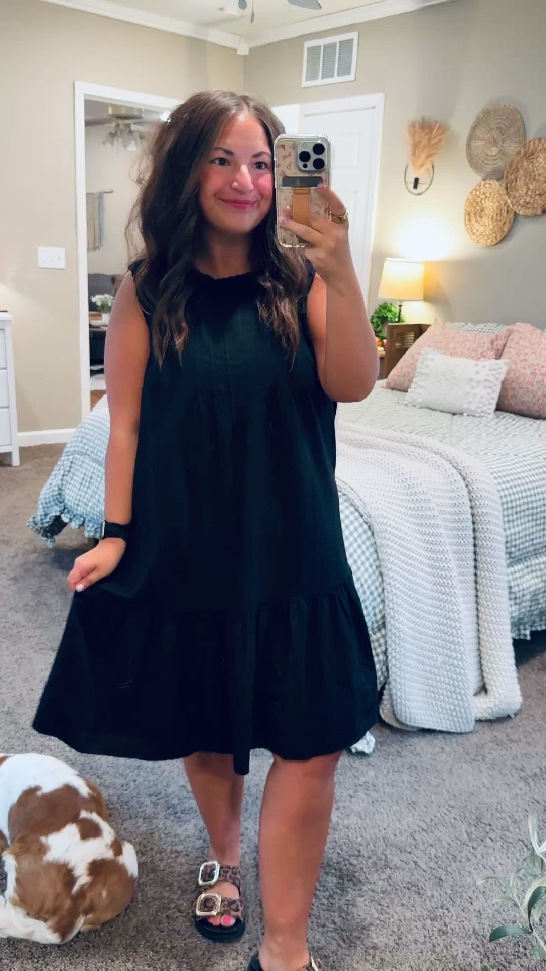 Casual, comfy & still feels put together ✨

sandals: fit true to size // wearing a 5
dress: fits a tad slim, otherwise true to size // wearing a large 

 #LTKootd #LTKMidsize #LTKWorkwear