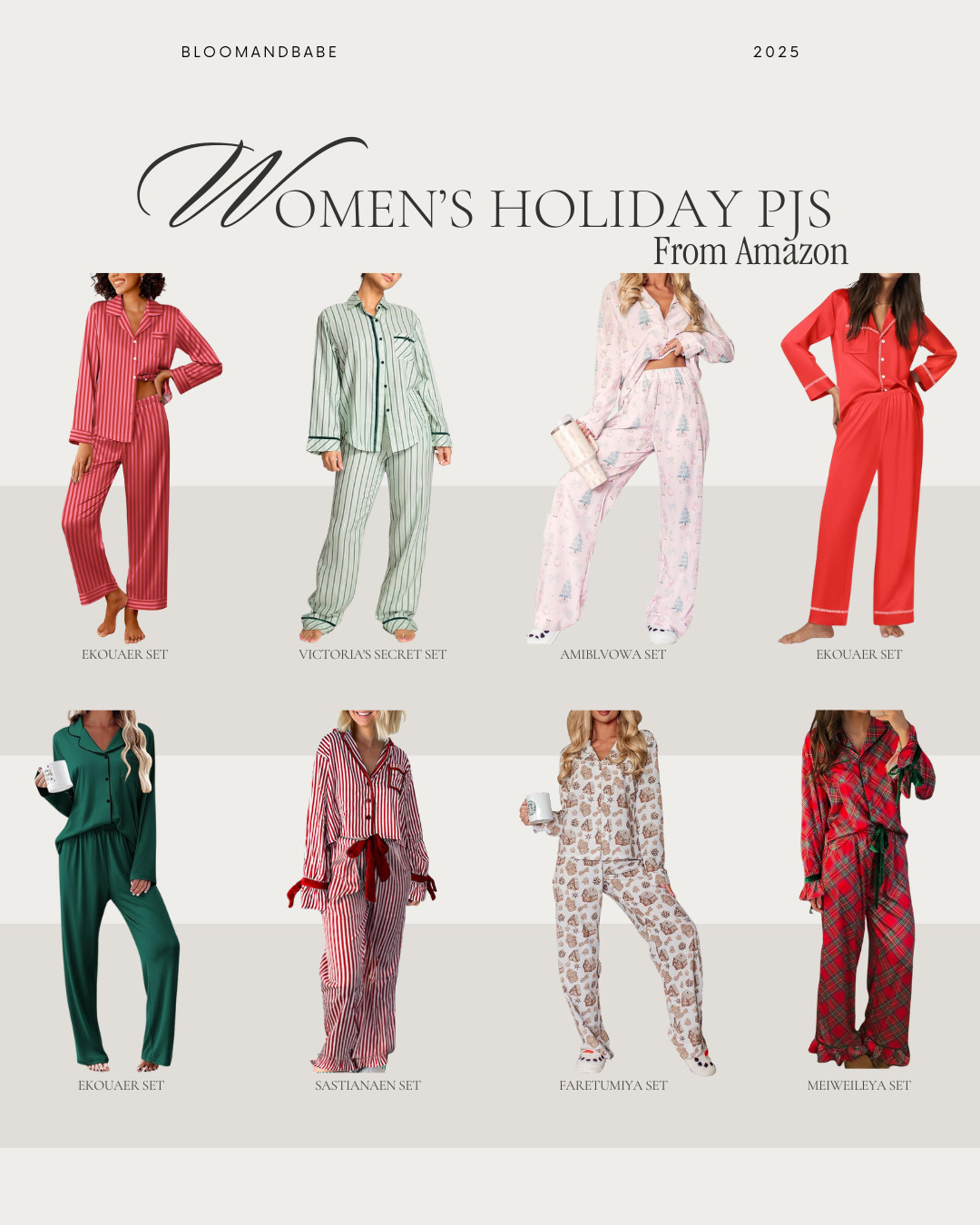 Holiday PJs are my love language and these are the sets I keep saving. Cozy, cute, and perfect for slow mornings. 

 #LTKHoliday #LTKmorningroutine #LTKSeasonal