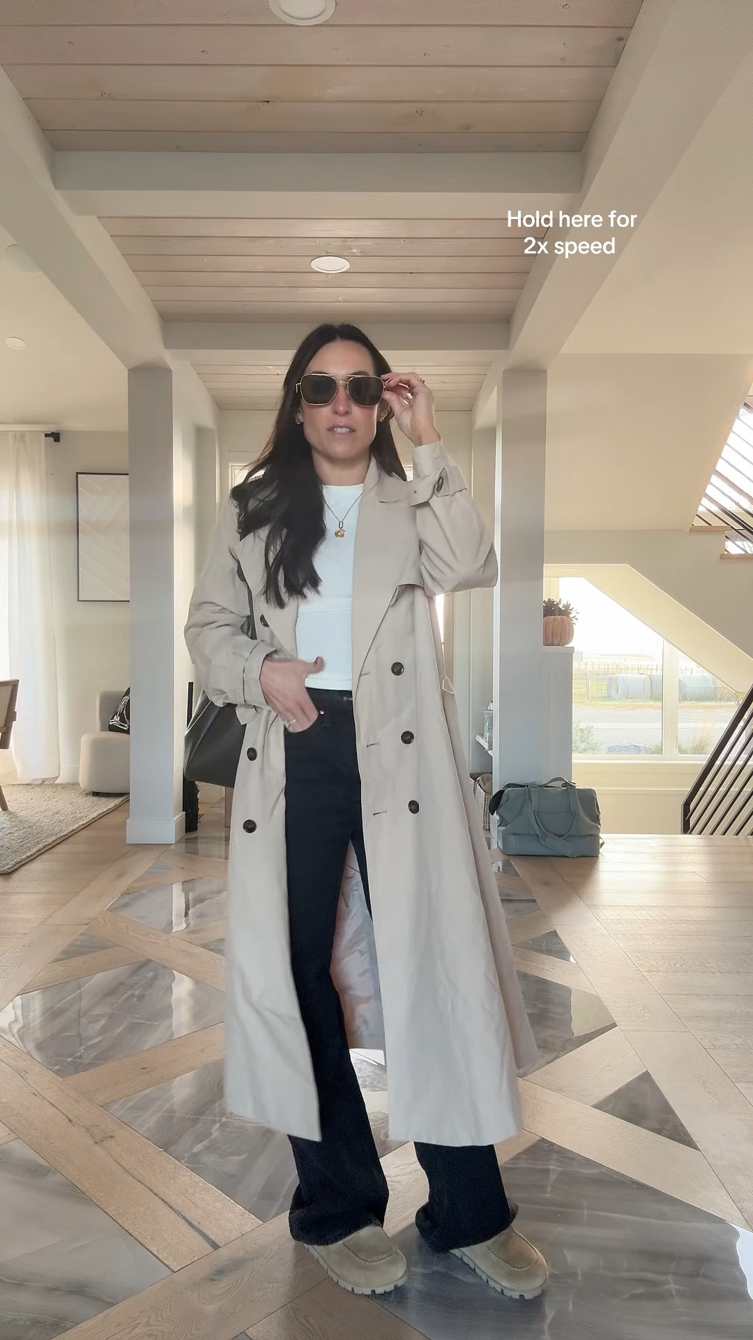 Fall outfit and trench coat 🧥 

The quality of this trench coat was much better than expected and is really affordable. It does have some cotton in it which is what I was looking for. I also love these black denim jeans 🖤

Fall outfit winter outfit trench coat black denim black jeans Levi jeans white tshirt fall outfit inspo saint Laurent bag fall bag winter bag Amazon find Amazon finds taupe trench 



#LTKStyleTip #LTKSaleAlert #LTKFindsUnder100