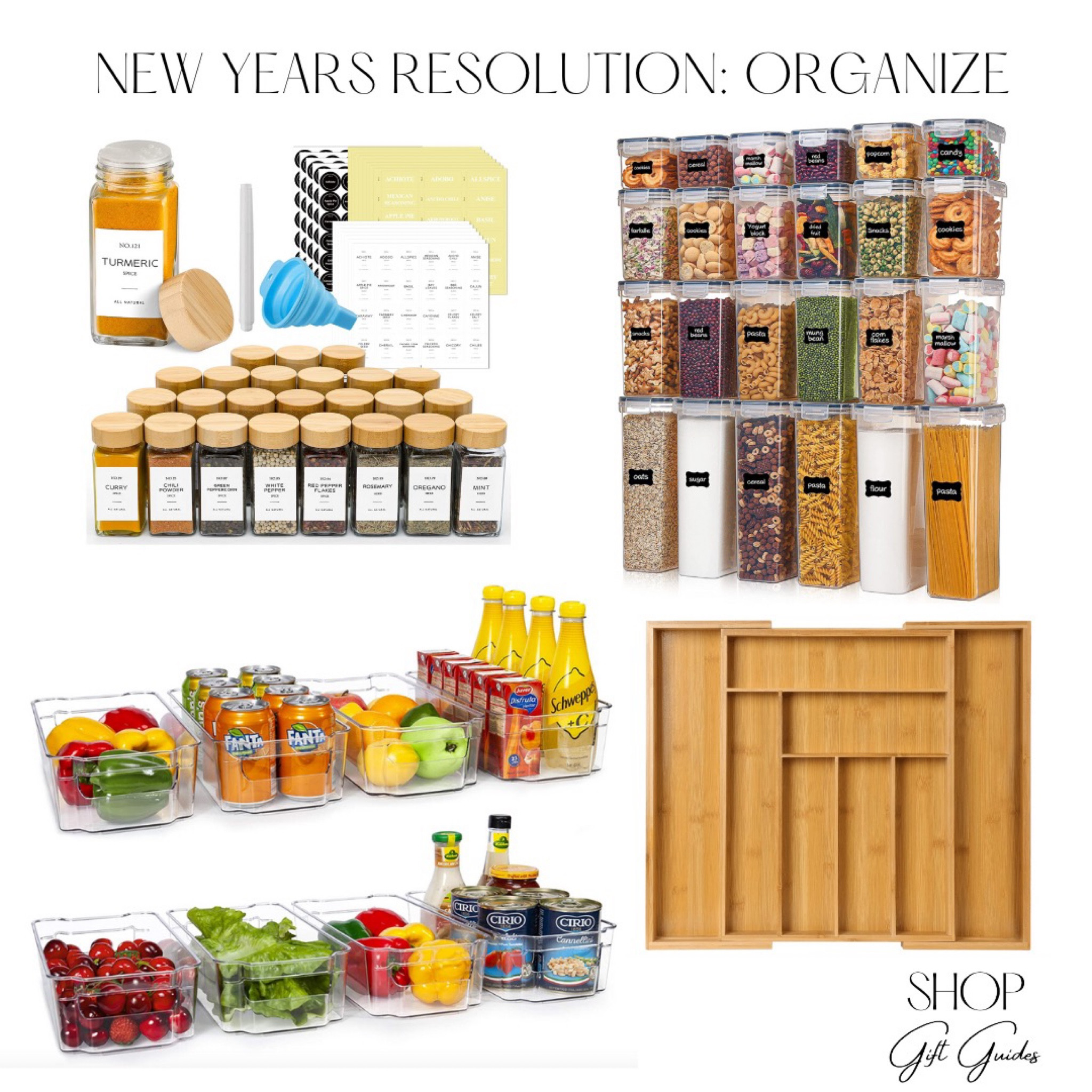 If your New Year’s resolution is to get your kitchen organized, these items are for you! These products definitely make organizing more fun and rewarding! 

#LTKFind #LTKhome #LTKunder50