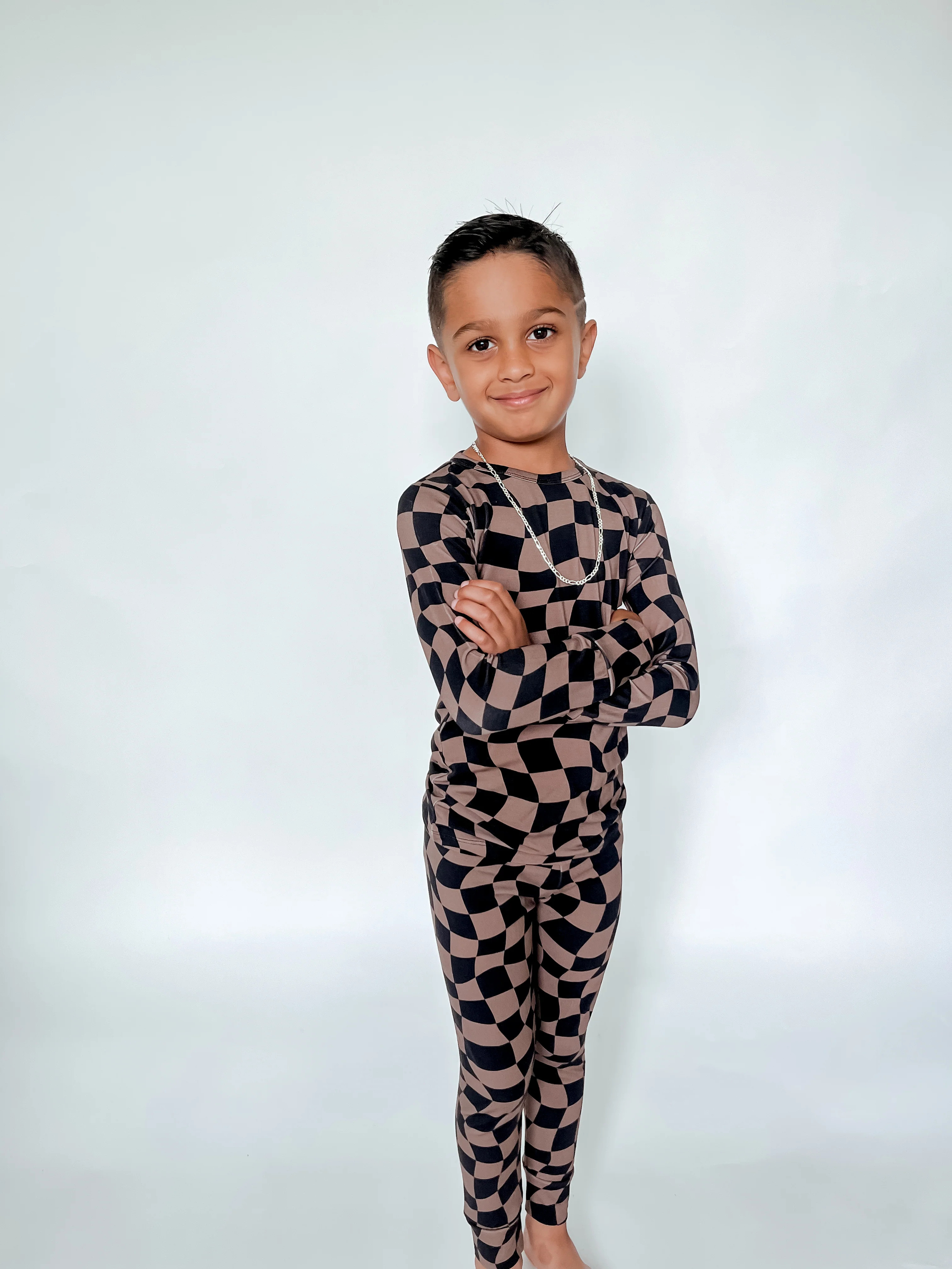 COZY CHECK BAMBOO PJ SET | Sydney and Co.