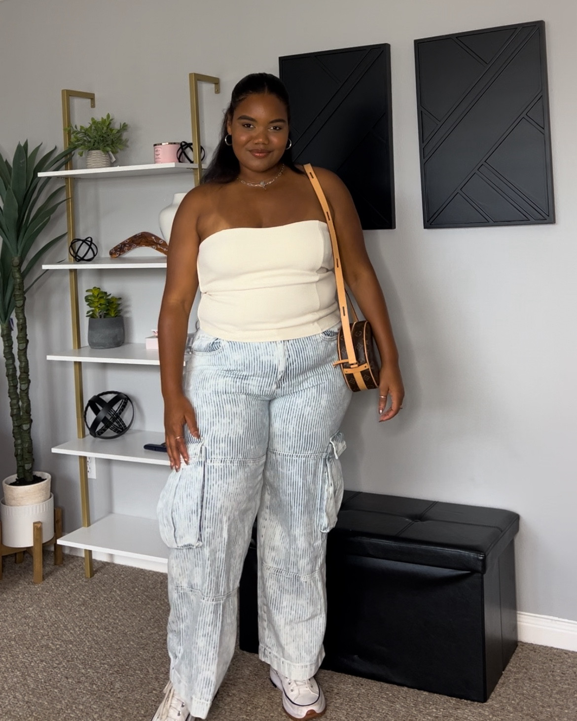 Simple summer outfit! 
These cargos are curvy girl approved! One of my favs. 
Cargos size 14 
Top XL 

#LTKTravel #LTKPlusSize #LTKStyleTip