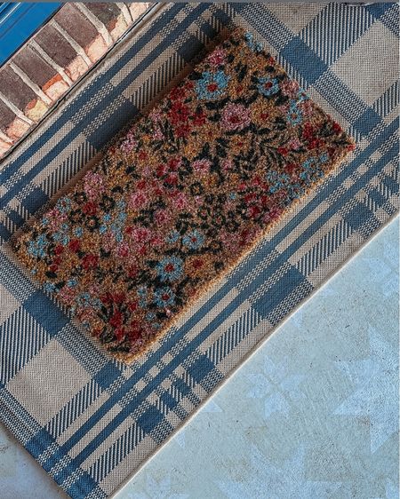 Outdoor spring rugs and doormats 

#LTKhome #LTKfindsunder50 #LTKSeasonal