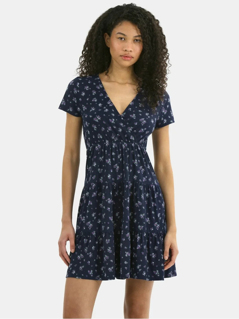 No Boundaries Babydoll Mini Dress, Women's | Walmart (US)