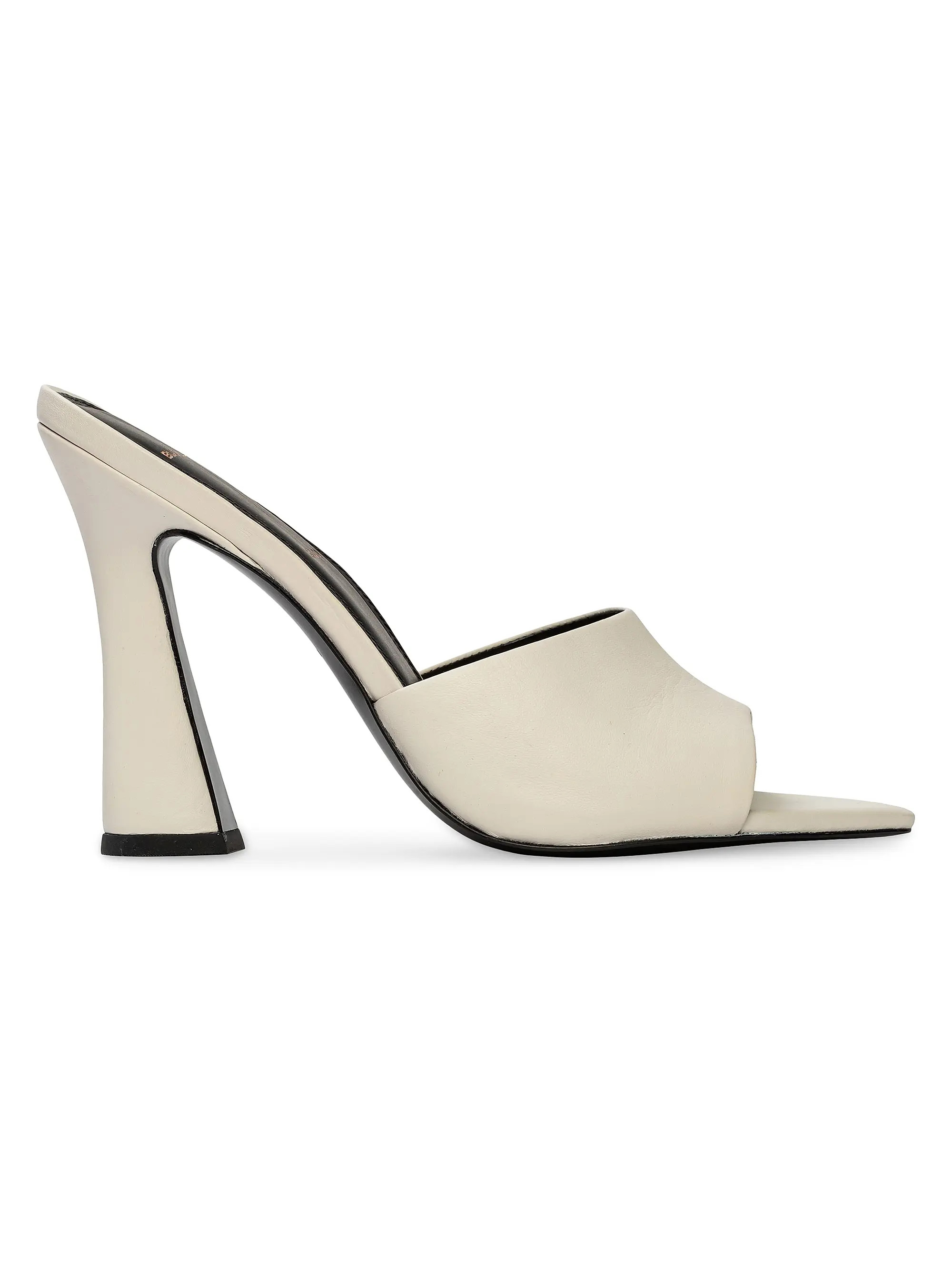 Junie 100MM Leather Mules | Saks Fifth Avenue