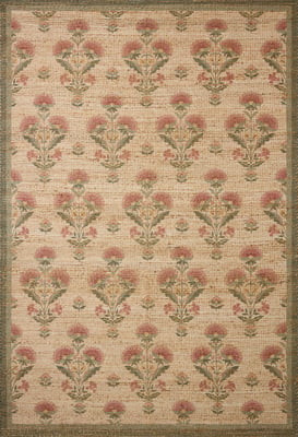 Rue RUE-01 Sage/Blush Jute Handwoven Area Rug | Rugs Direct