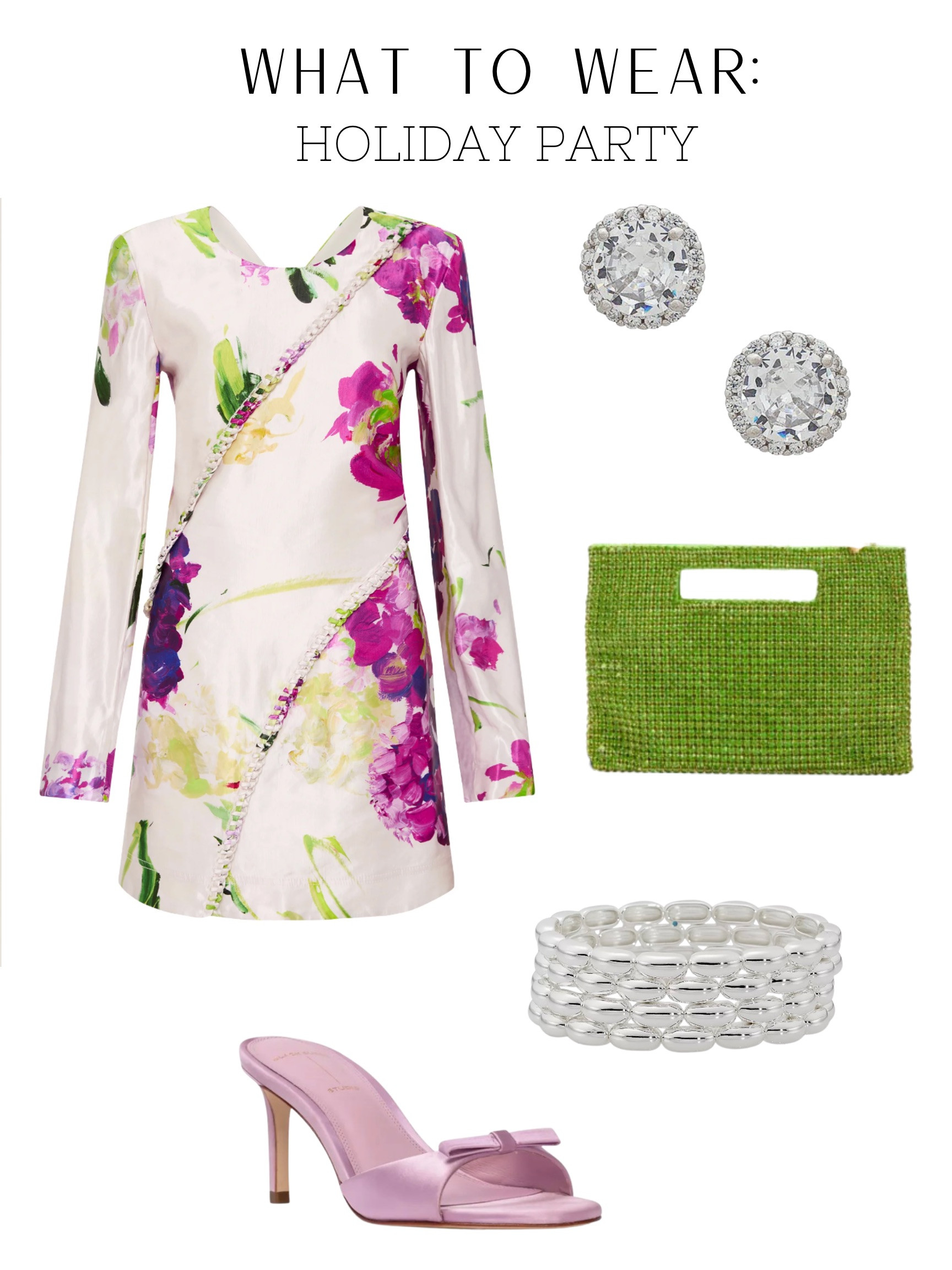 For the holiday party in tropical weather or the girl that loves bright colors! This is my kind of look. 

#LTKParties #LTKSeasonal #LTKHoliday