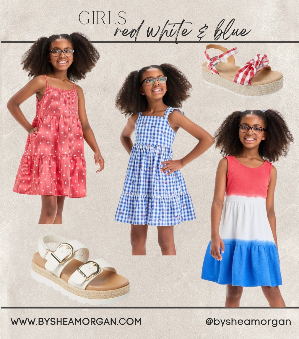 Girls red, white and blue! 4th of July dresses

#LTKSummerEdit