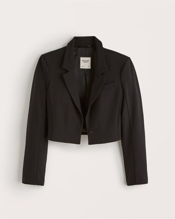 Women's Cropped Blazer | Women's Up To 50% Off Select Styles | Abercrombie.com | Abercrombie & Fitch (US)