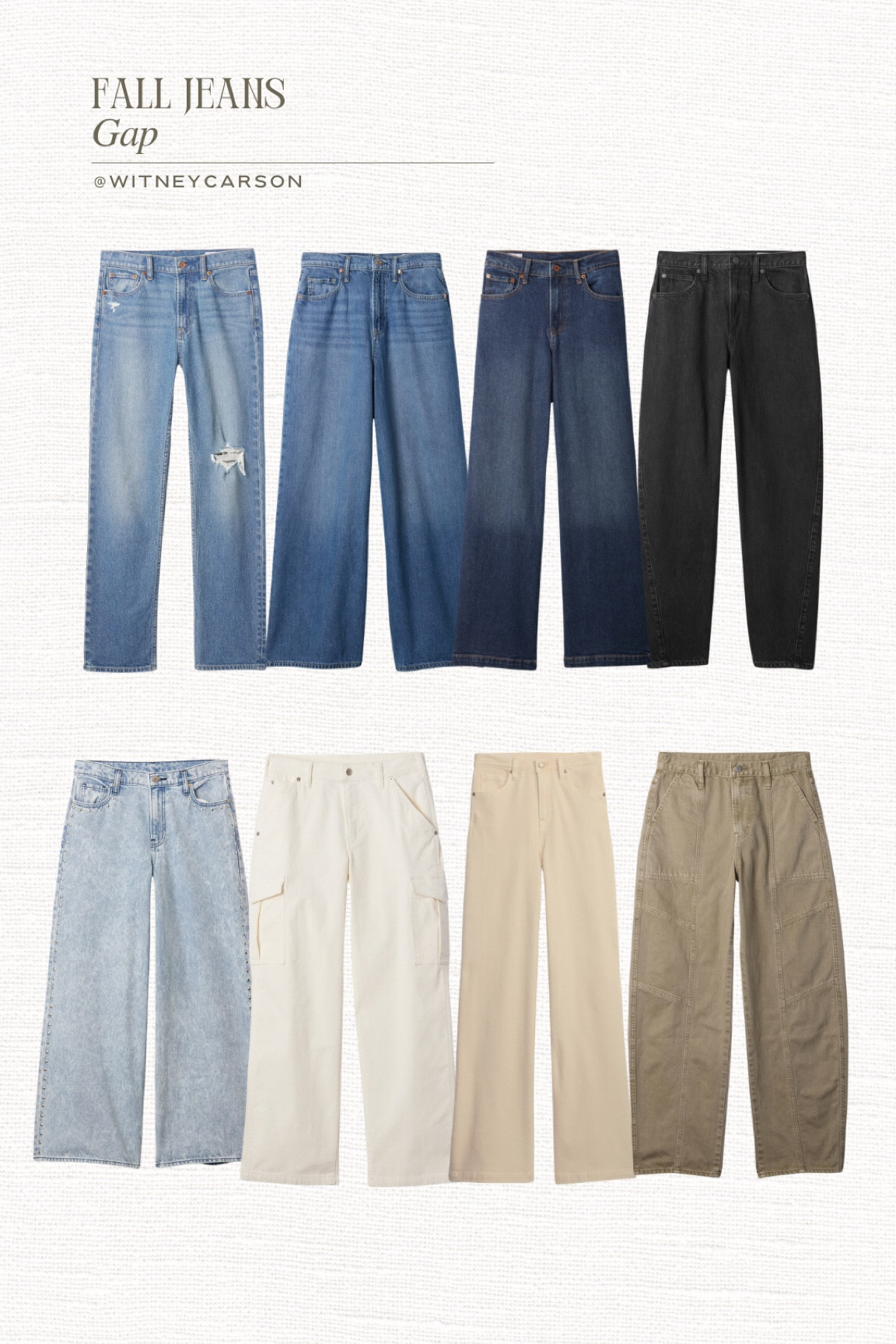 The jeans on gap right now are so cute! 

fall jeans | gap jeans | fall outfits 

#LTKHoliday #LTKSeasonal #LTKStyleTip