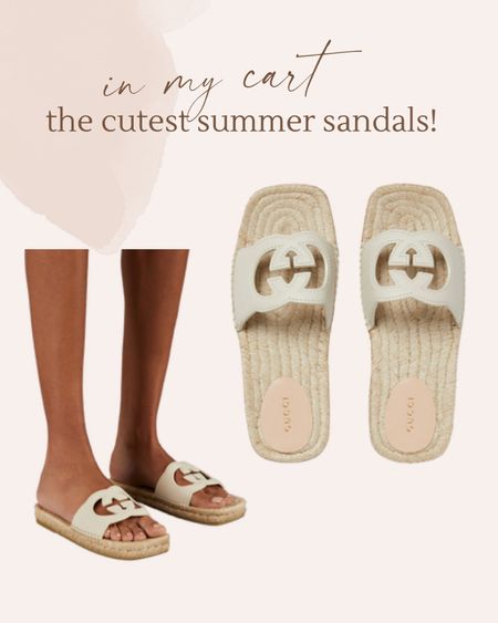 Ordered these for summer! Gucci sandals 

#LTKstyletip #LTKSeasonal #LTKshoecrush