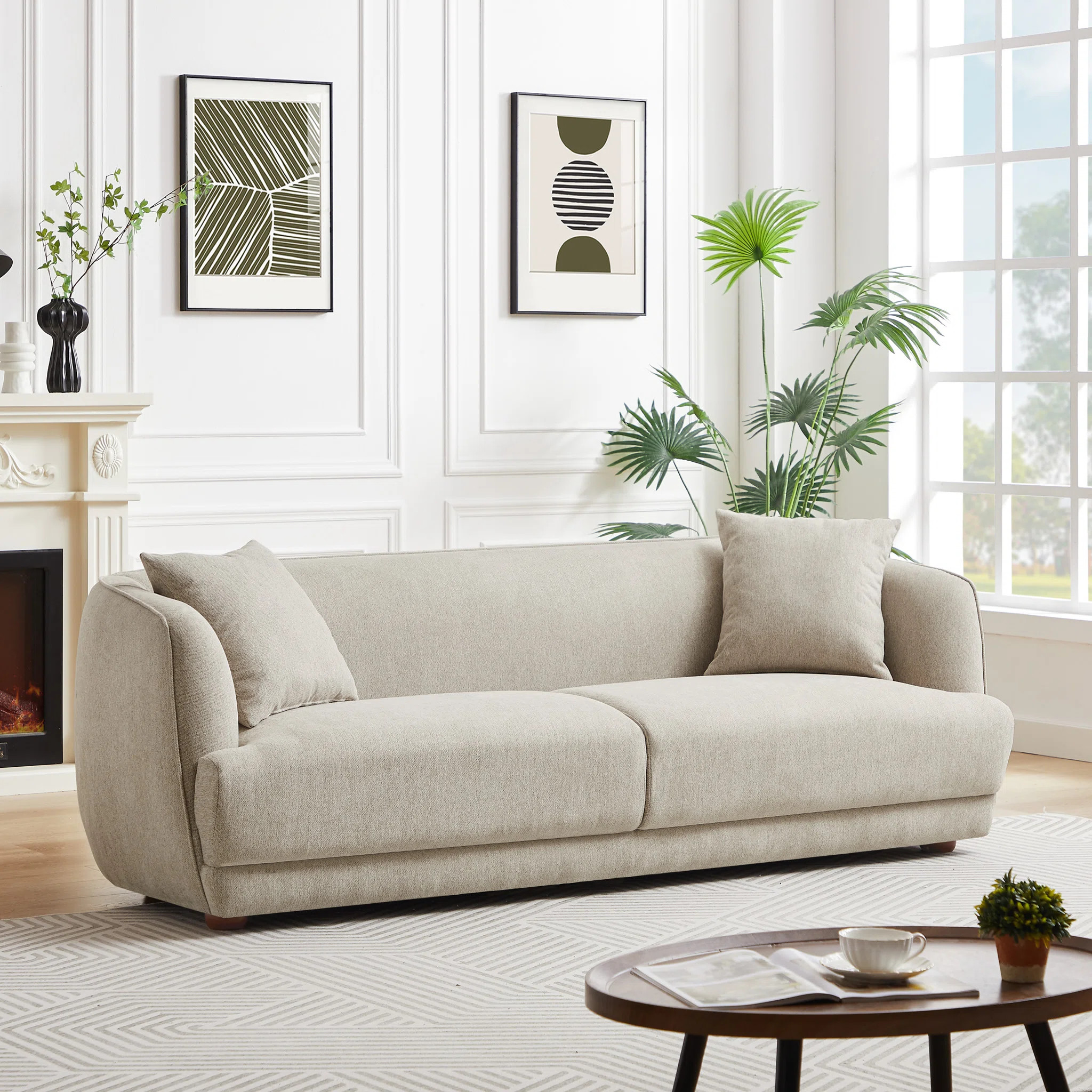 86.6'' Upholstered Sofa | Wayfair North America