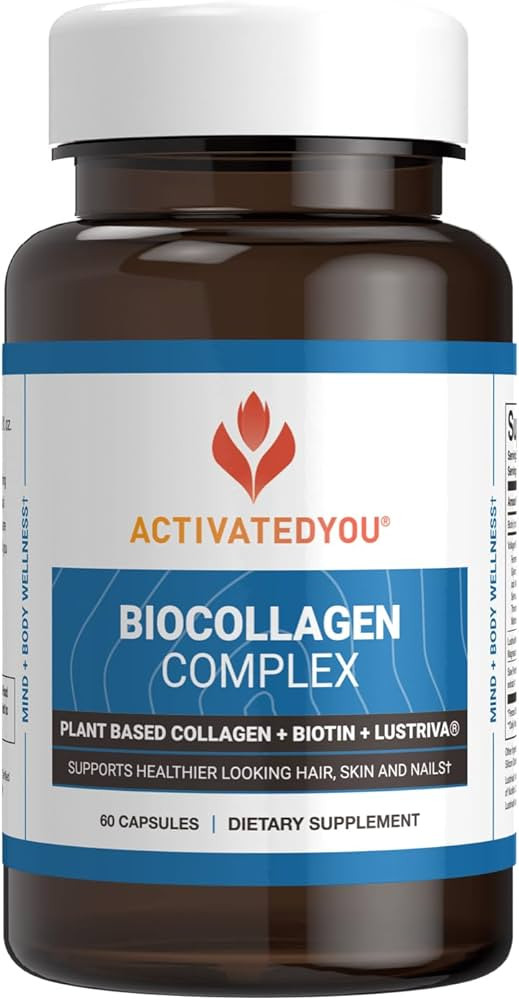 ACTIVATEDYOU Bio Collagen Complex - Plant-Based Collagen with Highly Absorbable Biotin to Support... | Amazon (US)