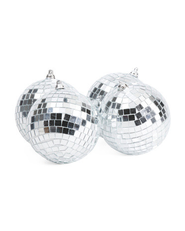 Set Of 4 Glass Disco Ball Ornaments | Pillows & Decor | Marshalls | Marshalls