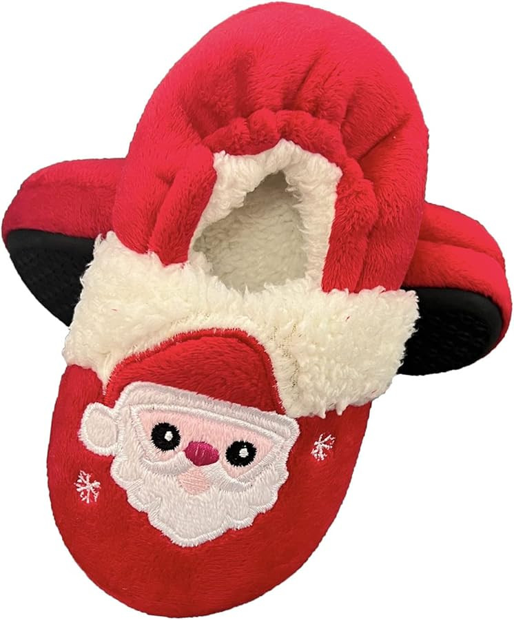 Little Kids/Girls Soft Warm Slippers Toddler Indoor Cute Slip-on Shoes | Amazon (US)