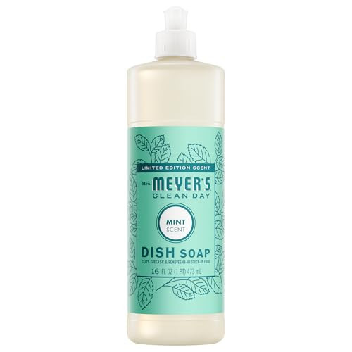 MRS. MEYER'S CLEAN DAY Liquid Dish Soap, Mint, 16 fl. Oz | Amazon (US)