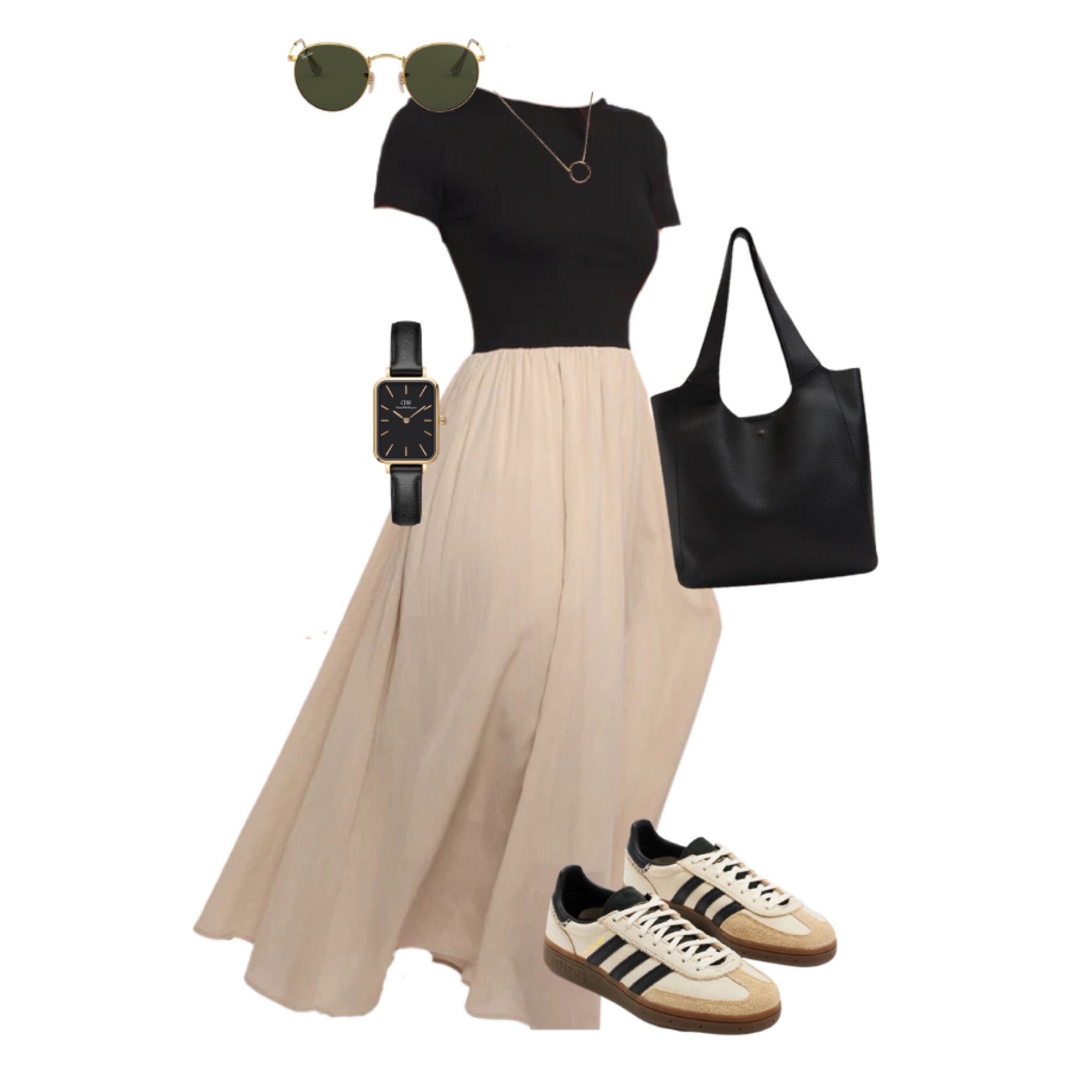 Smart casual workwear look