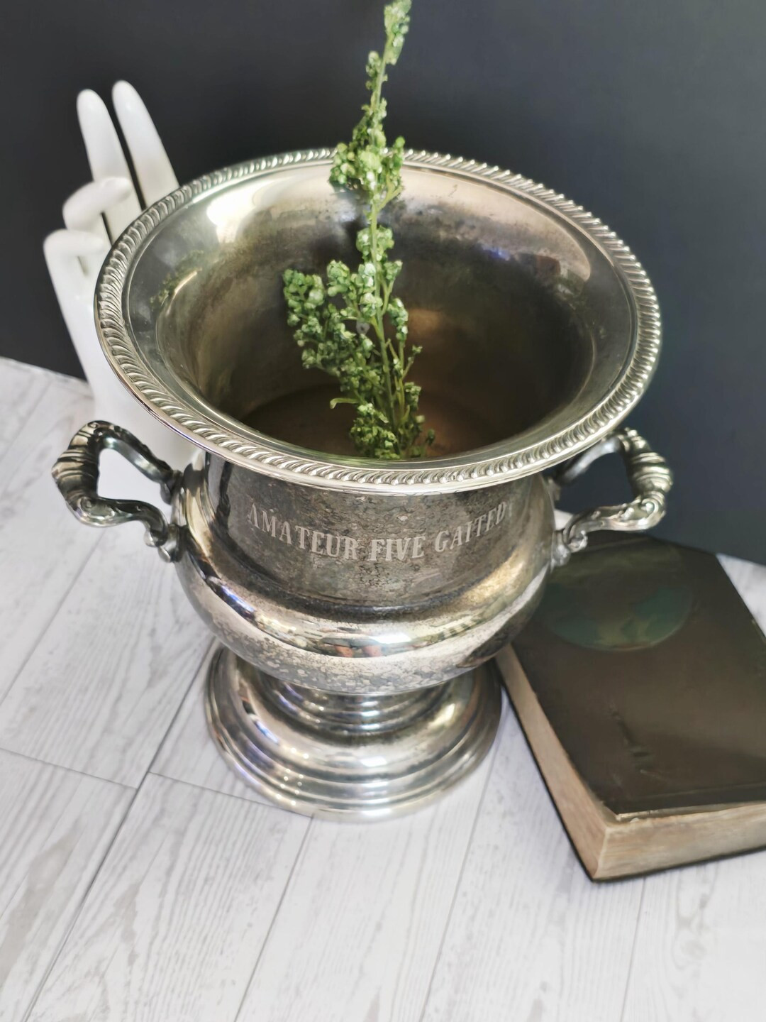 Vintage Silver Champagne Bucket Chiller - Kent silverplated Wine Ice bucket | Etsy (US)